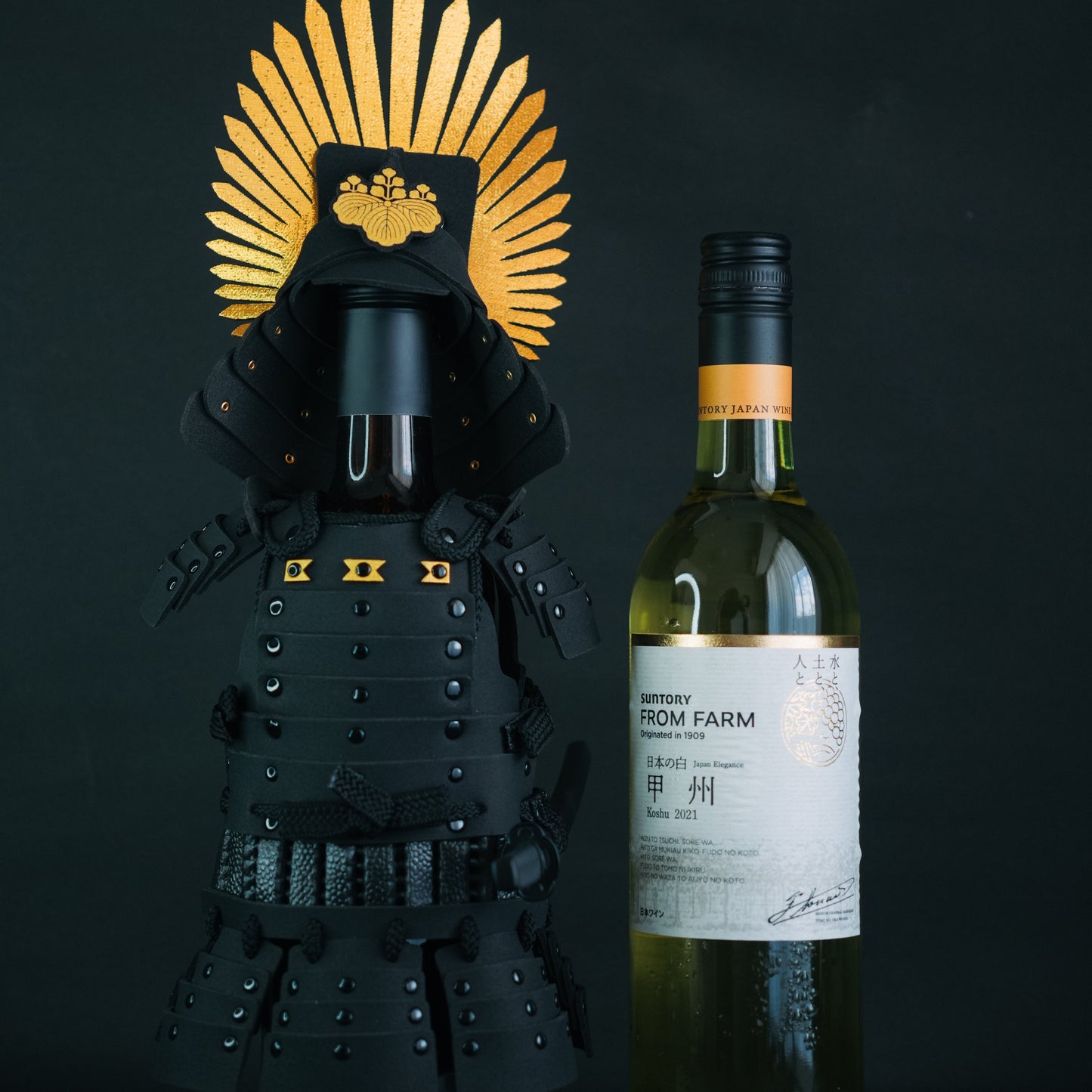 SAMURAI BOTTLE COVER  ”TOYOTOMI HIDEYOSHI”